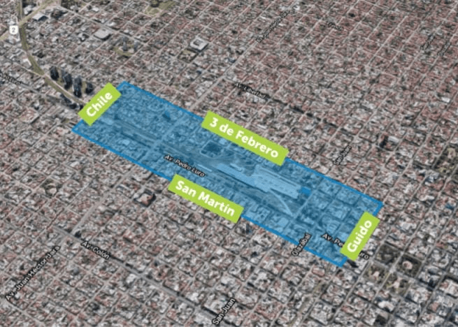 mapa del distrito tecnologico de mar del plata